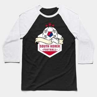 South Korea Soccer Baseball T-Shirt